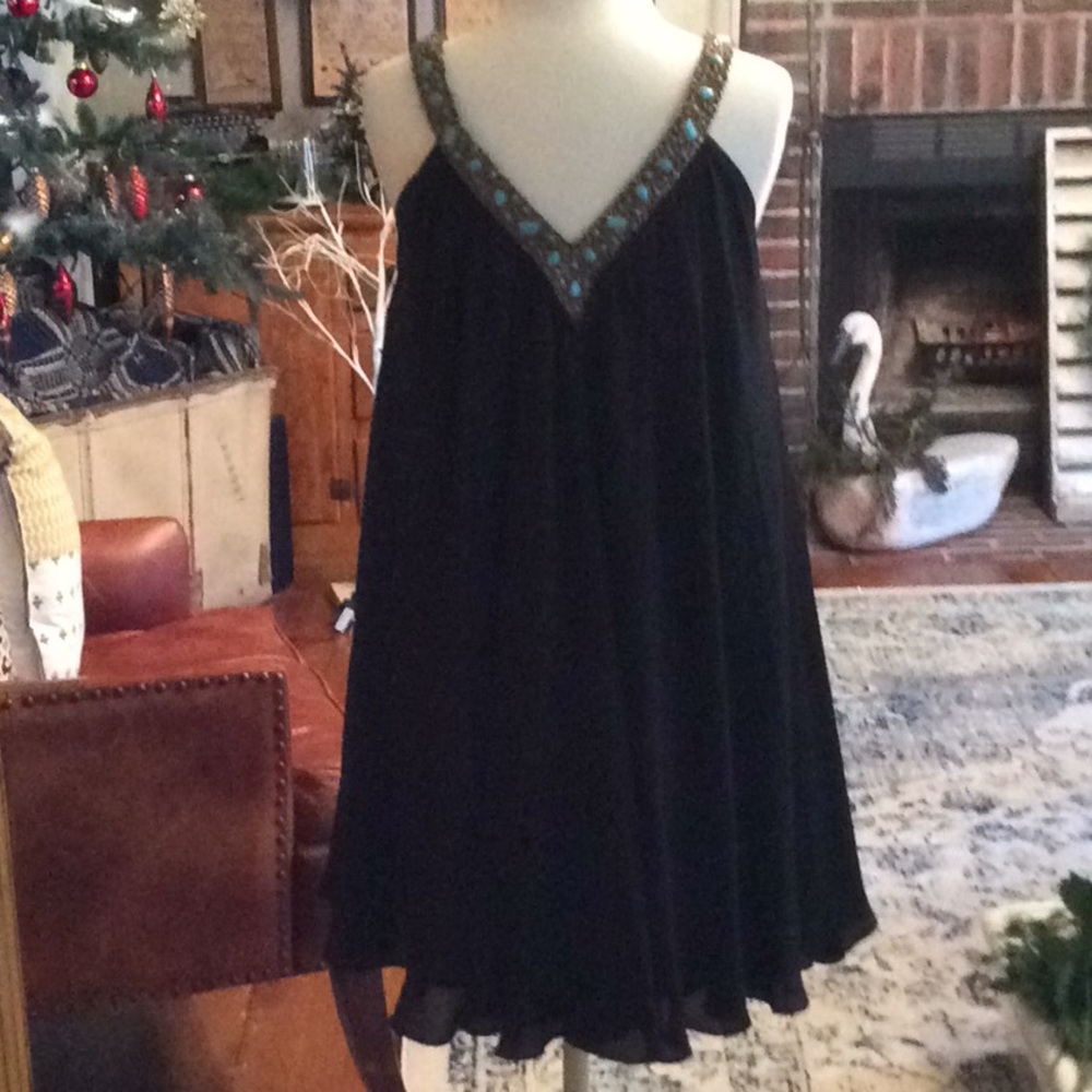 AZEEZA Silk Cocktail Dress - Picture 3 of 6